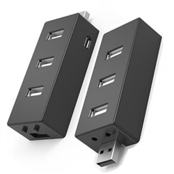 HUB 4 PUERTOS USB 2.0  EXPANDIBLE. PLUG & PLAY  HOT-SWAPPABLE