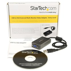 ADAPTADOR STARTECH USB A VGA -TARJETA DE VIDEO EXTERNA CABLE - 1440X900