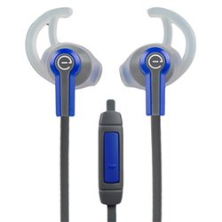 AUDIFONO IN-EAR ALAMBRICO EASY LINE DEPORTIVOS AZUL/GRIS CON MICROFONO
