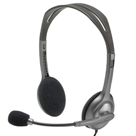 DIADEMA CON MICROFONO LOGITECH H111 3.5 MM PC /MAC/LINUX/SMARTPHONE