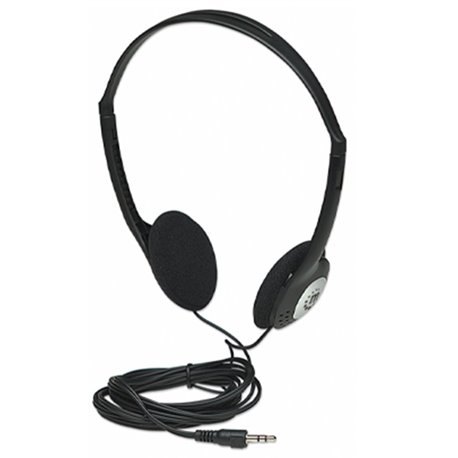 AUDIFONO MANHATTAN ESTANDAR 3.5 NEGRO