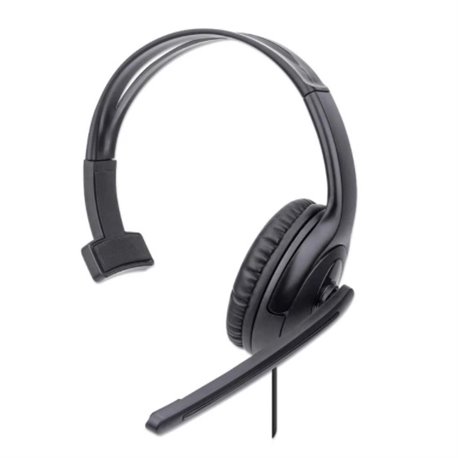 AUDIFONO C/MICROFONO MANHATTAN USB MONOAURAL