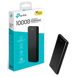 CARGADOR TP-LINK POWER BANK PB10000 mAh  DISEÑO SLIM 2 USB (5V/2.1A) 1 MICRO USB. BATERIA DE POLIMERO DE LITIO