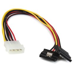 ADAPTADOR STARTECH DE 30 CM DIVISOR MOLEX 4 PINES LPA A DOBLE SATA