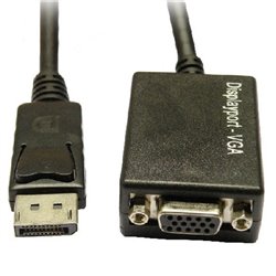 ADAPTADOR BROBOTIX DISPLAYPORT MACHO A VGA HEMBRA