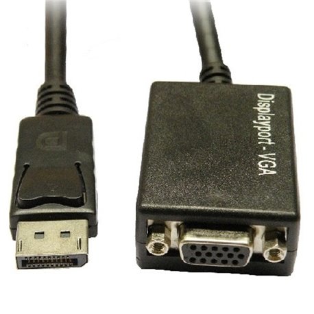 ADAPTADOR BROBOTIX DISPLAYPORT MACHO A VGA HEMBRA