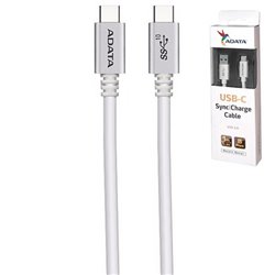 CABLE ADATA PLASTICO TIPO C A USB 3.0 1M COLOR PLATA