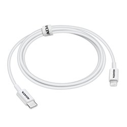 CABLE ADATA USB-C A LIGHTNING 1M BLANCO AMFICPL-1M-CWH