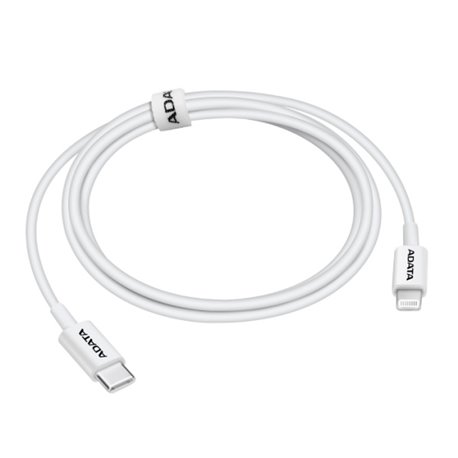 CABLE ADATA USB-C A LIGHTNING 1M BLANCO AMFICPL-1M-CWH