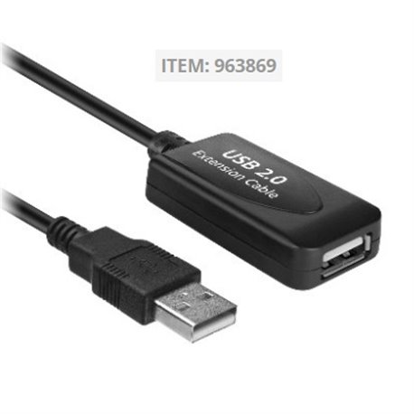 CABLE BROBOTIX USB V2.0 EXT. ACTIVA 10.0M