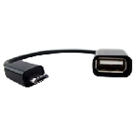CABLE BROROTIX  USB V2.0 OTG, MICRO B 90 A TIPO A HEMBRA