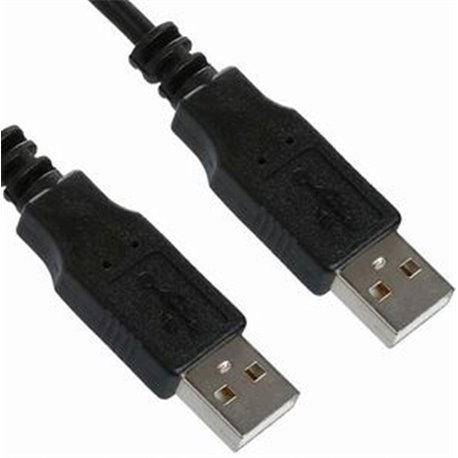 CABLE BROBOTIX USB 2.0 A-A 1.8 M NEGRO