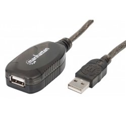 CABLE MANHATTAN EXTENSION ACTIVA USB 2.0 20M