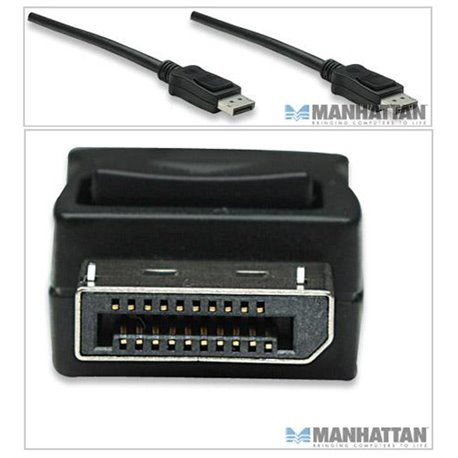 CABLE MANHATTAN DISPLAYPORT NEGRO 2M