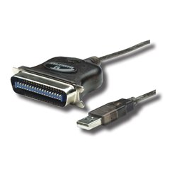 CABLE CONVERTIDOR MANHATTAN DE USB A CENTRONICS 1.8M