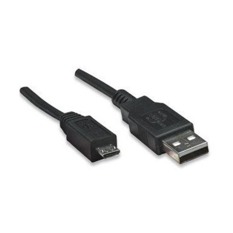 CABLE USB 2.0 A-MICRO B 0.5M NEGRO