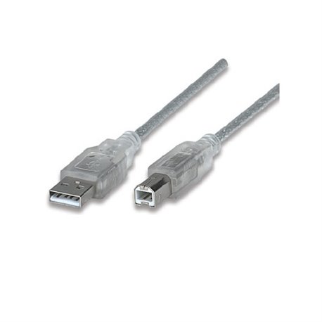CABLE USB 2.0 A-B 4.5 MTS PLATA