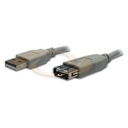CABLE USB EXTENSION 4.5M GRIS