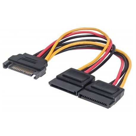 CABLE DE CORRIENTE MANHATTAN INT HDD SATA 1M-2H