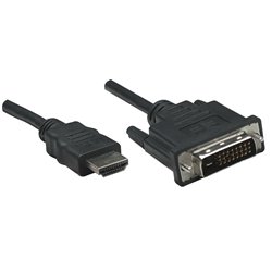 CABLE MANHATTAN HDMI A DVI-D M-M 1.8M