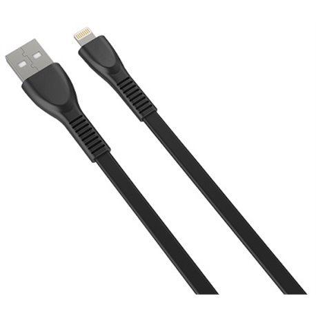 CABLE NACEB USB/LIGHTNING 1M NEGRO