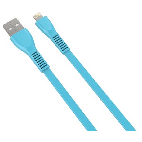 CABLE NACEB USB/LIGHTNING 1M AZUL