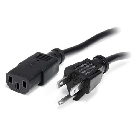 CABLE STARTECH DE 3.6M DE ALIMENTACION CORRIENTE PARA PC COMPUTADORA C13 A NEMAS-15P 14AWG CON TOMA CORRIENTE-125V