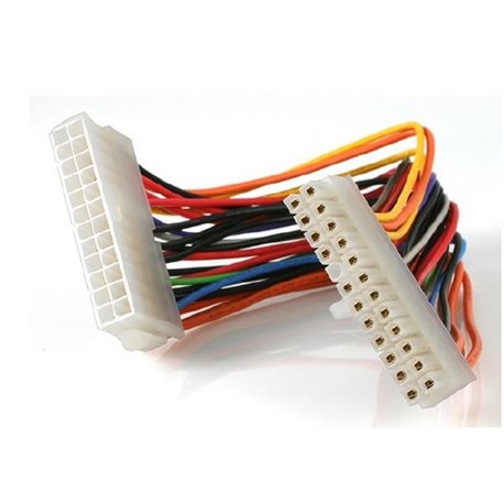 CABLE STARTECH  20CM DE  EXTENSION DE 24 PINES DE ALIMENTACION PARA FUENTE DE PODER ATX