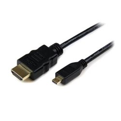 CABLE STARTECH HDMI DE 3M  DE ALTA VELOCIDAD CON ETHERNET A MICRO HDMI 3M M A M
