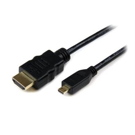 CABLE STARTECH HDMI DE 3M  DE ALTA VELOCIDAD CON ETHERNET A MICRO HDMI 3M M A M