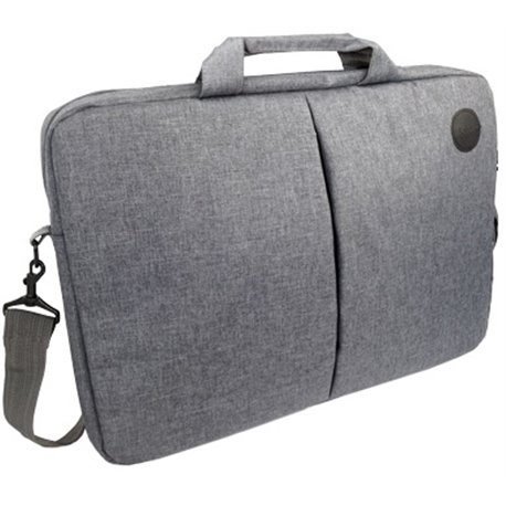 MALETIN PORTAFOLIO BROBOTIX  PARA LAPTOP DE (15.6 A 17.0) LEADER  GRIS