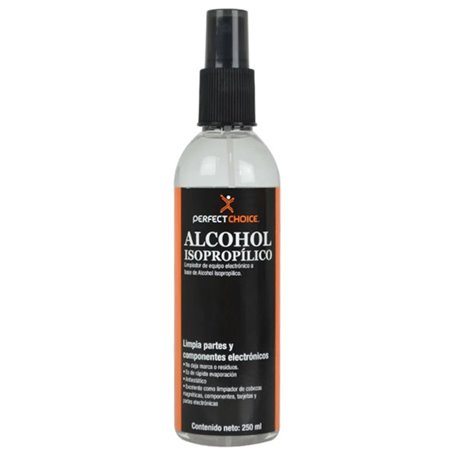 ALCOHOL ISOPROPILICO PERFECT CHOICE 250ML