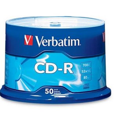 TORRE 50 CD-R VERBATIM 52X 80MIN 700MB