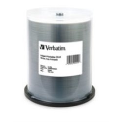 TORRE 100 CD-R VERBATIM BLANCO IMPRIMIBLE 80/700MB 52X