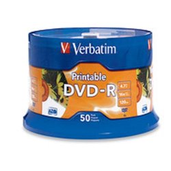 TORRE 50 DVD-R VERBATIM 4.7GB 16X 120MIN BLANCO IMPRIMIBLE