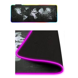 MOUSEPAD BROBOTIX GAMER  PLANISFERIO ILUMINADO  DIMENSION DE 80 X 30 CM (LARGO)