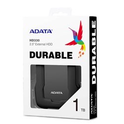 HD EXT 1 TB ADATA 2.5 USB 3.1 AHD330-1TU31-CBK CONTRA GOLPES NEGRO