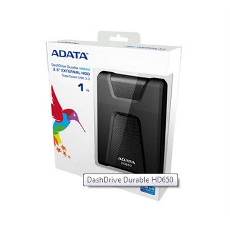 HD EXT 1 TB ADATA 2.5 USB 3.0 HD650BK/1TB NEGRO