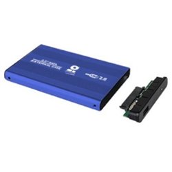 GABINETE BROBOTIX PARA DISCO DURO DE 2.5 SATA USB V2.0 AZUL