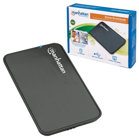 GABINETE HDD 2.5 SATA / USB 2.0 NEGRO