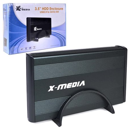 KIT P/CREAR HD 3.5 EXTERNO USB S-ATA/IDE NEGRO XMEDIA EN-3400-BK
