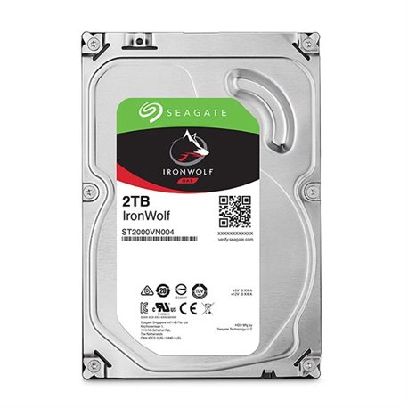HD 2 TB SEAGATE IRONWOLF NAS SATA 6GB 64MB ST2000VN004