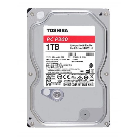 HD 1 TB TOSHIBA 7200 RPM S-ATA III  HDWD110UZSVA P300