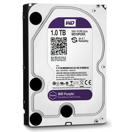 HD 1TB WESTERN DIGITAL MODELO WD10PURZ PURPLE