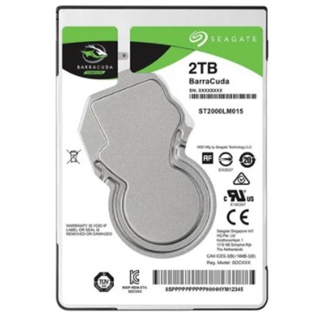 HD 2 TB  SEAGATE 2.5 5400 RPM S-ATA 2.5P P/LAPTOP ST2000LM015