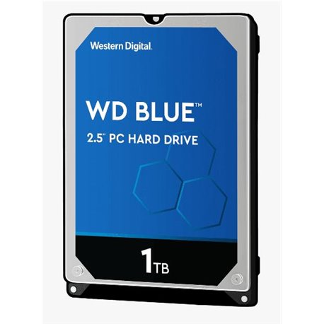 HD 1TB WESTERN DIGITAL P/LAPTOP 5400 RPM SATA BLUE