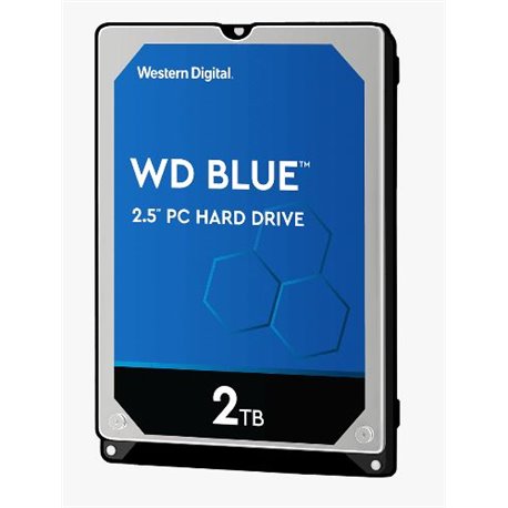 HD 2 TB WESTERN DIGITAL P/LAPTOP 5400 RPM SATA BLUE