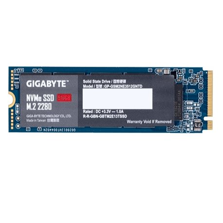 SSD M.2 2280 NVME/PCIE 512GB GIGABYTE 1700/1500MB/S GP-GSM2NE3512GNTD