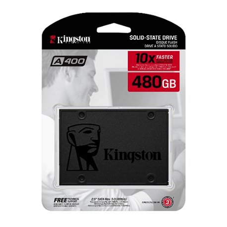 SSD 2.5 480GB KINGSTON SATAIII SA400 6GB/S 7MM SA400S37/480G
