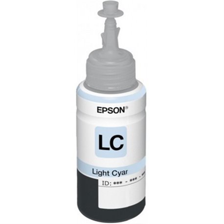 TINTA EPSON 673 T673520-AL CYAN LIGHT BOTE INKJET L805/L810/L800/L850/L1800 70ML